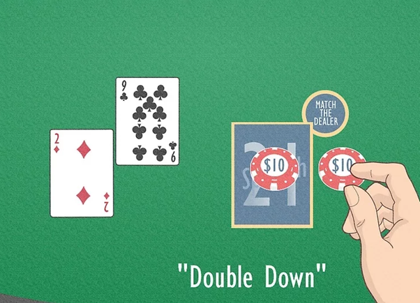 Người chơi double down